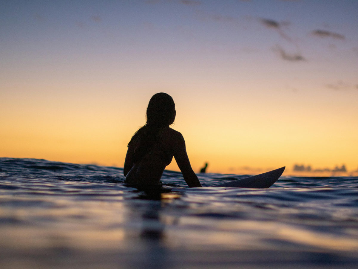 Peaceful moment of reflection